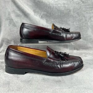Cole Haan N1ke Air Burgundy Tassel Loafer Mens 8 D C06588  Slip on Preppy Office